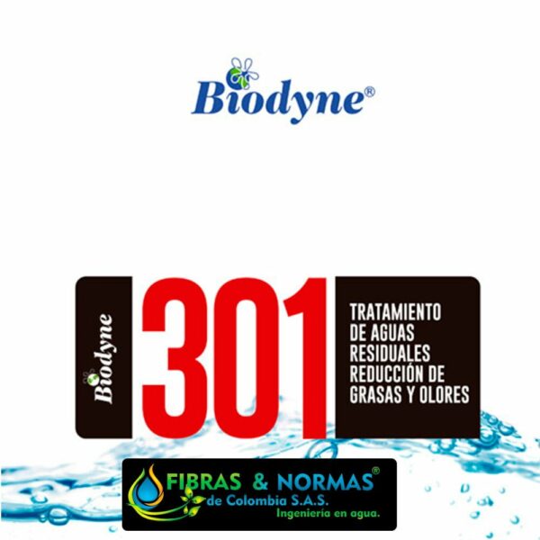 BACTERIAS BIODYNE 301  PARA PLANTAS DE TRATAMIENTO DE AGUAS RESIDUALES