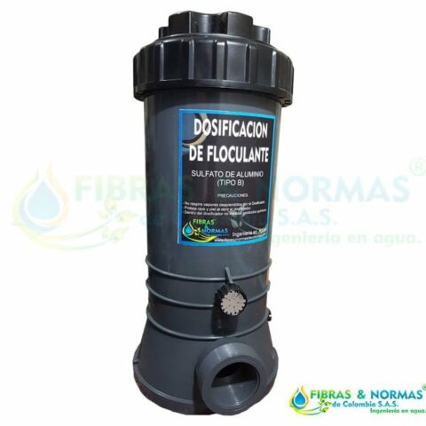 Dosificador en linea de Floculante 8 libras
