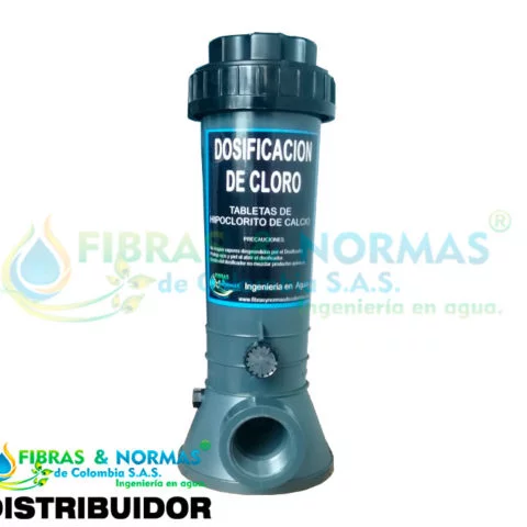 DOSIFICADOR EN LÍNEA DE CLORO 4 LIBRAS