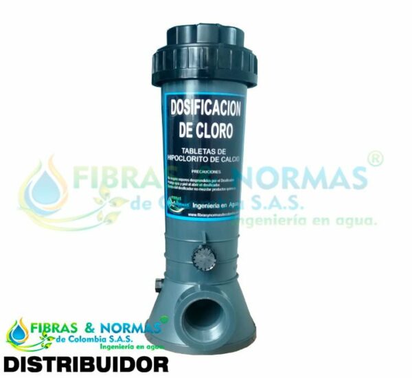 DOSIFICADOR EN LÍNEA DE CLORO 4 LIBRAS