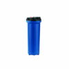 PORTAFILTRO PARA CARTUCHOS DE 2.5" X 10" MARCA PURIKOR CON CONEXIONES DE 3/4" HEMBRA