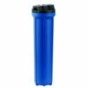 PORTAFILTRO PARA CARTUCHOS DE 2.5" X 20" MARCA PURIKOR CON CONEXIONES DE 3/4" HEMBRA