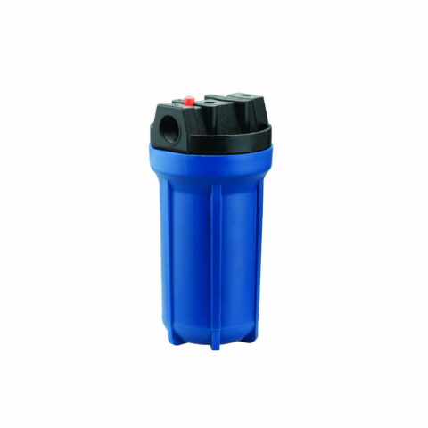 PORTAFILTRO PARA CARTUCHOS DE 4.5 X 10" MARCA PURIKOR CON CONEXIONES DE 1" HEMBRA