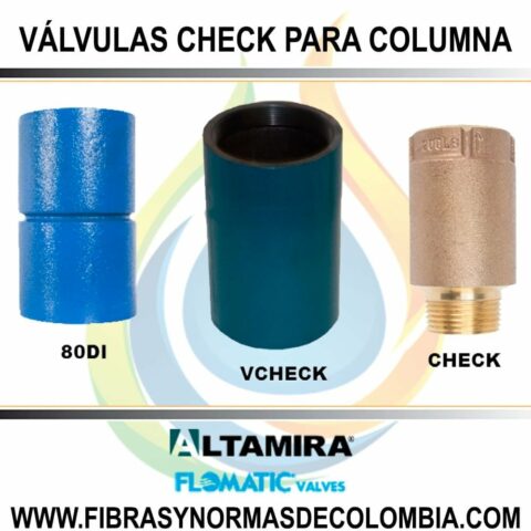 VÁLVULAS CHECK PARA COLUMNA