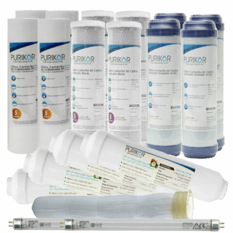 KIT DE REPUESTO PARA PKUF-6UV DE SISTEMA DE ULTRAFILTRACIÓN POU PARA 24 MESES