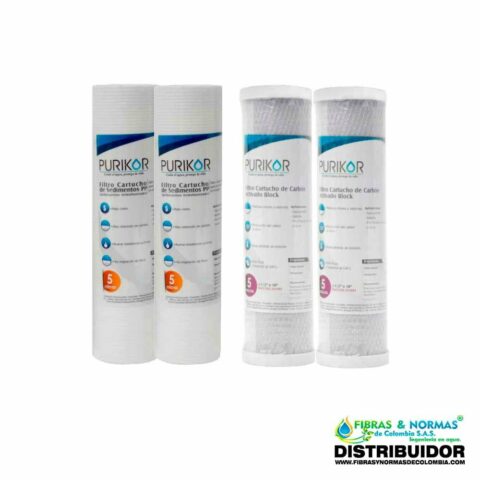 KIT DE REPUESTO PARA PKF-2 DE SISTEMA DE FILTRACIÓN BÁSICA PARA 12 MESES