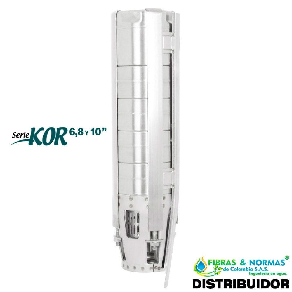 BOMBA SUMERGIBLE ALTAMIRA SERIE KOR, 6 LPS, ACERO INOXIDABLE, 1 ETAPA, DESCARGA 3", 1.5 HP, NEMA 4"