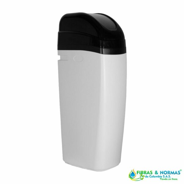 EQUIPO SUAVIZADOR DE AGUA PURIKOR ENSAMBLADO EN GABINETE, 1FT³, TANQUE 10.1 GALONES, 110 VOLTS