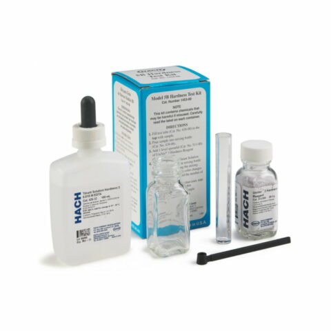 KIT MEDIDOR DE DUREZA TOTAL DEL AGUA, PURIKOR HACH 5B, MIDE NIVELES DE CARBONATOS DE CALCIO Y MAGNESIO