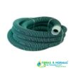 MANGUERA FLEXIBLE DE 1.25" MARCA PANDA DE 10.5 METROS DE LARGO CON UN EXTREMO GIRATORIO Y EL OTRO FIJO