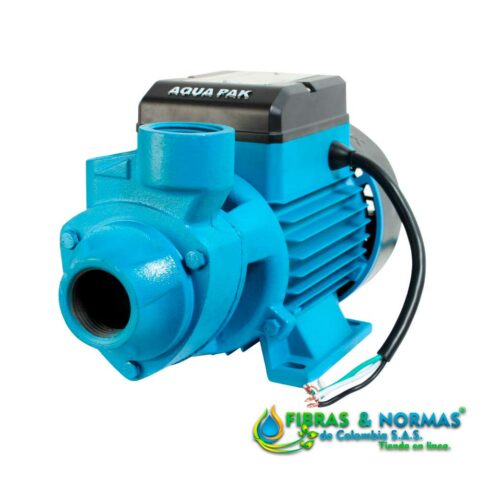 MOTOBOMBA PERIFÉRICA AQUA PAK, SERIE AP50, 20 LPM, 1 ETAPAS, 1/2 HP, 1 FASE, 127 VOLTS