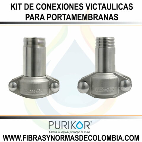 KIT DE CONEXIONES VICTAULICAS PARA PORTAMEMBRANAS