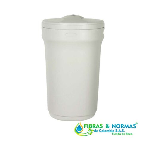 TANQUE PARA SALMUERA MARCA PURIKOR CONSTRUIDO EN POLIETILENO (HDPE) CON CAPACIDAD DE 100 LITROS