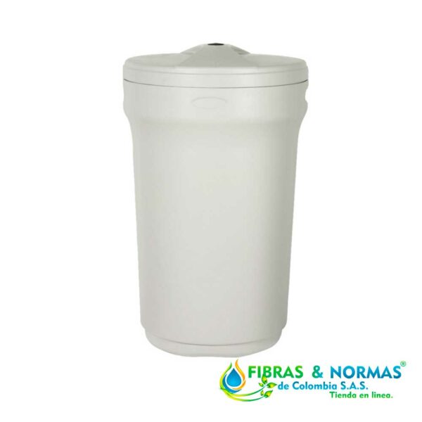 TANQUE PARA SALMUERA MARCA PURIKOR CONSTRUIDO EN POLIETILENO (HDPE) CON CAPACIDAD DE 100 LITROS