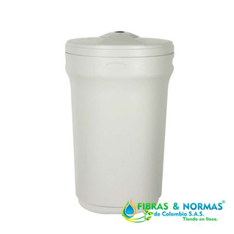 TANQUE PARA SALMUERA MARCA PURIKOR CONSTRUIDO EN POLIETILENO (HDPE) CON CAPACIDAD DE 145 LITROS