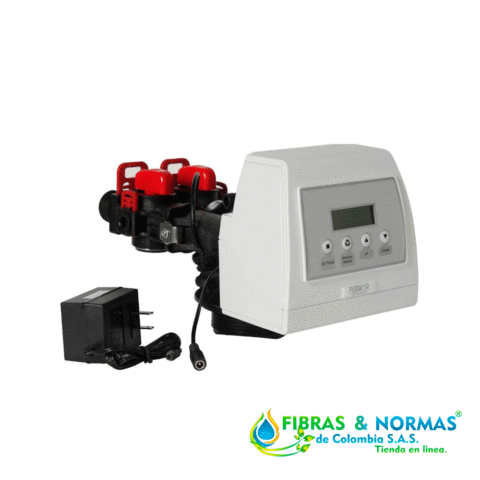VÁLVULA PARA SUAVIZADOR MARCA PURIKOR CON CAPACIDAD DE 1.5FT³ PARA TANQUE DE 10"X 54" Y FUNCIÓN REGENERACIÓN POR DEMANDA