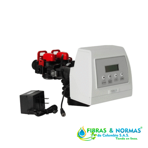 VÁLVULA PARA SUAVIZADOR MARCA PURIKOR CON CAPACIDAD DE 2.5FT³ PARA TANQUE DE 13"X54" Y FUNCIÓN REGENERACIÓN POR DEMANDA