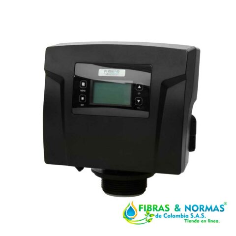 VÁLVULA PARA SUAVIZADOR MARCA PURIKOR CON CAPACIDAD DE 4FT³ PARA TANQUE DE 16"X65" Y FUNCIÓN REGENERACIÓN POR DEMANDA