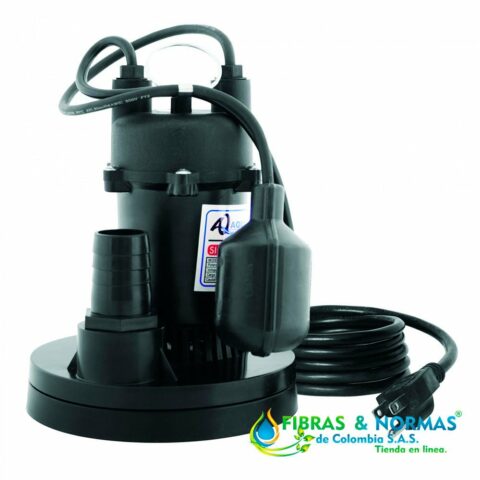 MOTOBOMBA SUMERGIBLE PARA EFLUENTES, AQUA PAK, SERIE SIGMA, DESCARGA 1.5", SÓLIDOS 5 MM, 3/4 HP, 1 FASE, 115 VOLTS