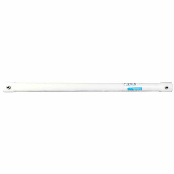 PORTAMEMBRANA PARA SISTEMAS ÓSMOSIS INVERSA, PURIKOR, COMERCIAL/INDUSTRIAL, PARA DOS MEMBRANAS, 8" X 40", 300 PSI, LATERAL