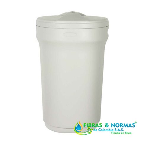 TANQUE PARA SALMUERA MARCA PURIKOR CONSTRUIDO EN POLIETILENO (HDPE) CON CAPACIDAD DE 200 LITROS