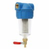 PORTAFILTRO MALLA DE 5" MARCA PURIKOR CONSTRUIDO EN POLIPROPILENO CON CONEXIONES DE 1/2" HEMBRA