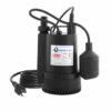 MOTOBOMBA SUMERGIBLE PARA EFLUENTES, AQUA PAK, SERIE SIGMA, DESCARGA 1", SÓLIDOS 3 MM, 1/6 HP, 1 FASE, 115 VOLTS