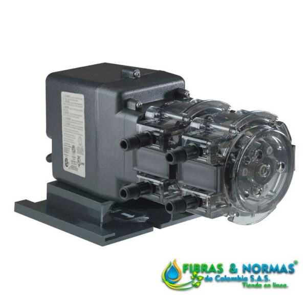 BOMBA DOSIFICADORA PERISTÁLTICA SERIE 100, CON CONTROL FIJO DE 6 GALONES/DÍA Y TUBO DE SANTOPRENE PARA 25 PSI