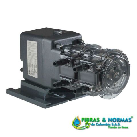 BOMBA DOSIFICADORA PERISTÁLTICA SERIE 100, CON CONTROL FIJO DE 20 GALONES/DÍA Y TUBO DE TYGOTHANE PARA 25 PSI
