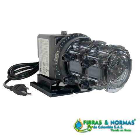 BOMBA DOSIFICADORA PERISTÁLTICA SERIE 100, CON CONTROL AJUSTABLE DE 2.2-44 GALONES/DÍA Y TUBO DE SANTOPRENE PARA 25 PSI