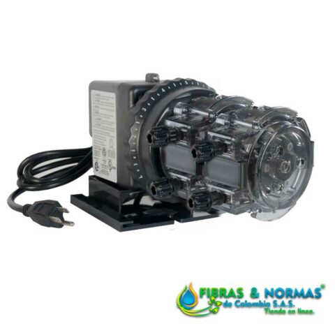BOMBA DOSIFICADORA PERISTÁLTICA SERIE 100, CON CONTROL AJUSTABLE DE 3.5-70 GALONES/DÍA Y TUBO DE SANTOPRENE PARA 25 PSI
