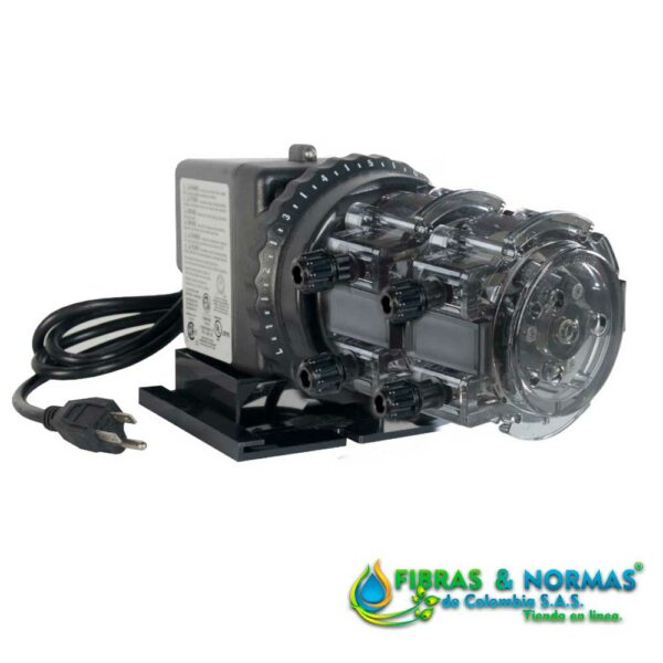 BOMBA DOSIFICADORA PERISTÁLTICA SERIE 170,  CON CONTROL AJUSTABLE DE 1.7-34 GALONES/DÍA Y TUBO DE TYGOTHANE PARA 25 PSI