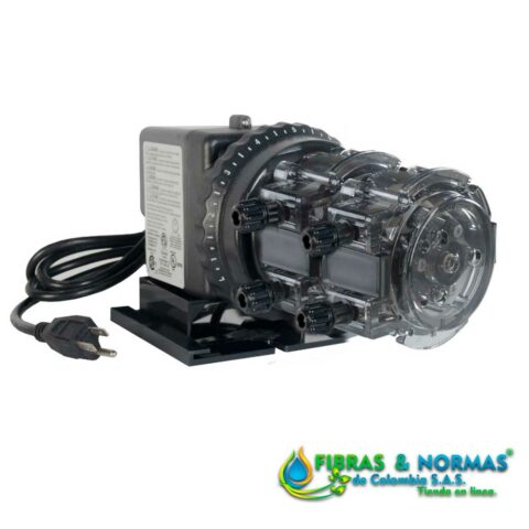 BOMBA DOSIFICADORA PERISTÁLTICA SERIE 170, CON CONTROL AJUSTABLE DE 1.7-34 GALONES/DÍA Y TUBO DE TYGOTHANE PARA 25 PSI