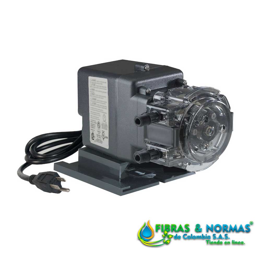 BOMBA DOSIFICADORA PERISTÁLTICA SERIE 85, CON CONTROL FIJO DE 40 GALONES/DÍA Y TUBO DE SANTOPRENE PARA 25 PSI