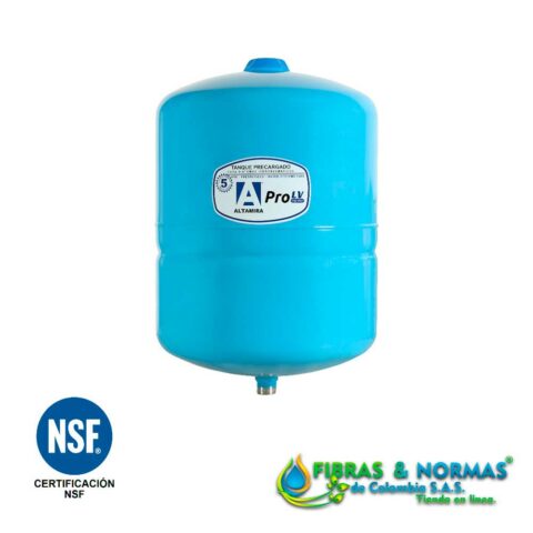 TANQUE PRECARGADO VERTICAL DE DIAFRAGMA, ALTAMIRA, SERIE PRO LV, ACERO AL CARBÓN, 8 LITROS, PRESIÓN MÁXIMA 150 PSI
