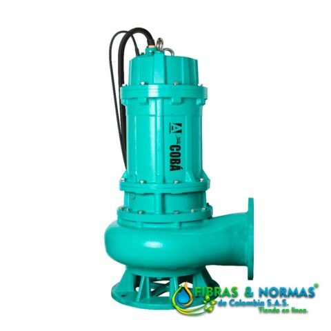 MOTOBOMBA SUMERGIBLE PARA LODOS, ALTAMIRA, SERIE COBÁ, DESCARGA 10", SÓLIDOS 2.7" , 40 HP, 3 FASES, 460 VOLTS