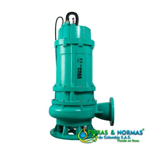 MOTOBOMBA SUMERGIBLE PARA LODOS, ALTAMIRA SERIE COBÁ, DESCARGA 6", SÓLIDOS 2" , 7.5 HP, 3 FASES, 460 VOLTS