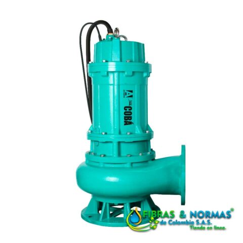 MOTOBOMBA SUMERGIBLE PARA LODOS, ALTAMIRA REF.COBA8/200/3230, SERIE COBÁ, DESCARGA 8", SÓLIDOS 2.5" , 20 HP, 3 FASES, 230 VOLTS