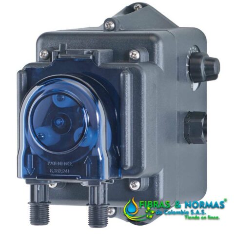 BOMBA DOSIFICADORA PERISTÁLTICA SERIE ECON VX CON CONTROL AJUSTABLE DE 12-14 GAL/DÍA Y TUBO DE SANTOPRENE PARA 25 PSI