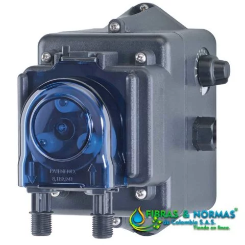 BOMBA DOSIFICADORA PERISTÁLTICA SERIE ECON VX CON CONTROL AJUSTABLE DE 4.4-38.8 GAL/DÍA Y TUBO DE SANTOPRENE PARA 25 PSI