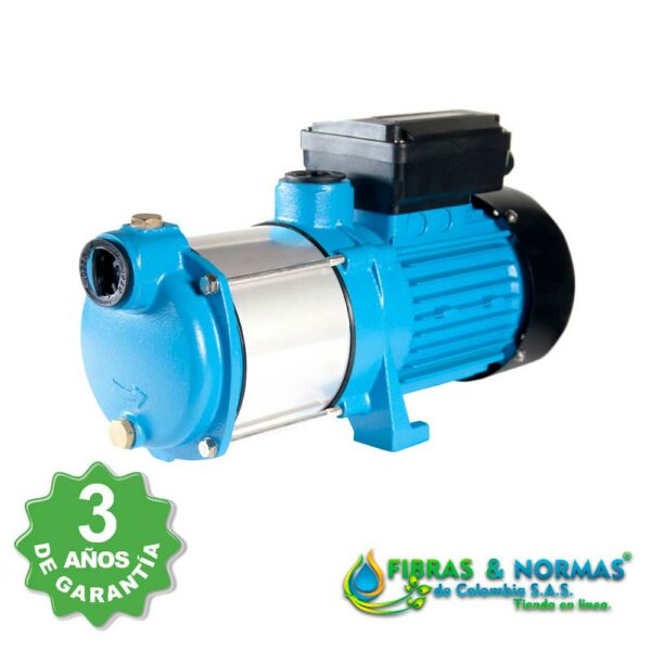 MOTOBOMBA MULTIETAPAS HORIZONTAL AQUA PAK, SERIE STEP, 60 LPM, 3 ETAPAS, 3/4 HP, 1 FASE, 115 VOLTS