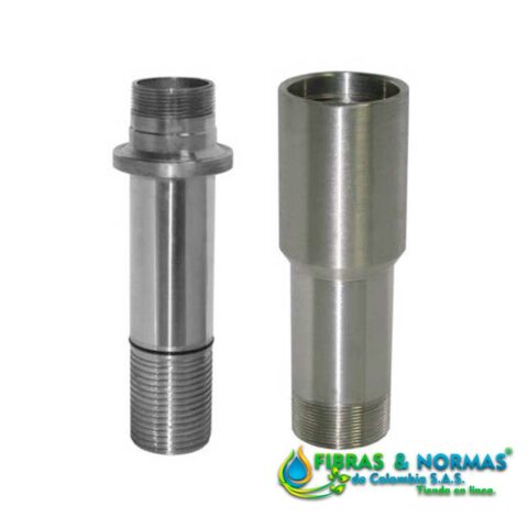 KIT DE ADAPTADORES ALTAMIRA, EN ACERO INOXIDABLE, PARA TUBERÍA SERIES 150 Y 250, DIÁMETRO 1.25" (M-H Y M-M)