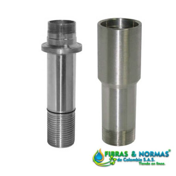KIT DE ADAPTADORES ALTAMIRA, EN ACERO INOXIDABLE, PARA TUBERÍA SERIE 150, DIÁMETRO 4" (M-H Y M-M)