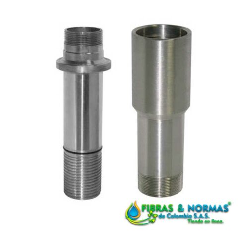 KIT DE ADAPTADORES ALTAMIRA, EN ACERO INOXIDABLE, PARA TUBERÍA SERIE 250, DIÁMETRO 1.5" (M-H Y M-M)