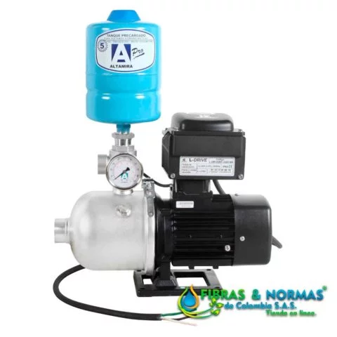 PRESURIZADOR INDIVIDUAL PRESIÓN CONSTANTE HIDROCONTROL, 1.2 HP, 1 FASE, 230 VOLTS, BOMBA LOTUS100-4/3234 Y VARIADOR DE VELOCIADAD