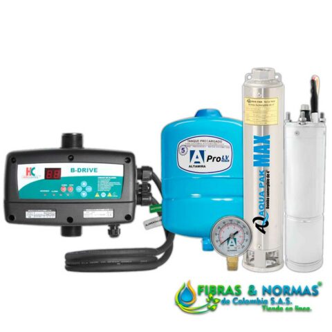 SISTEMA SUMERGIBLE PRESIÓN CONSTANTE, 1.5 HP, 1 FASE, 230 VOLTS, BOMBA M2X15-9 Y VARIADOR B-DRIVEWMT10/230