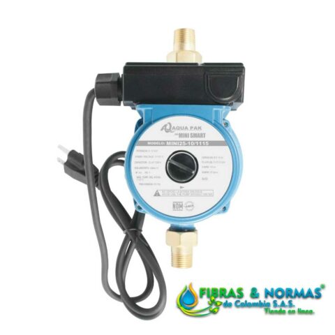 PRESURIZADOR INDIVIDUAL AUTOMÁTICO AQUA PAK SERIE MINI SMART, VELOCIDAD CONSTANTE, 1/6 HP, 1 FASE, 115 VOLTS