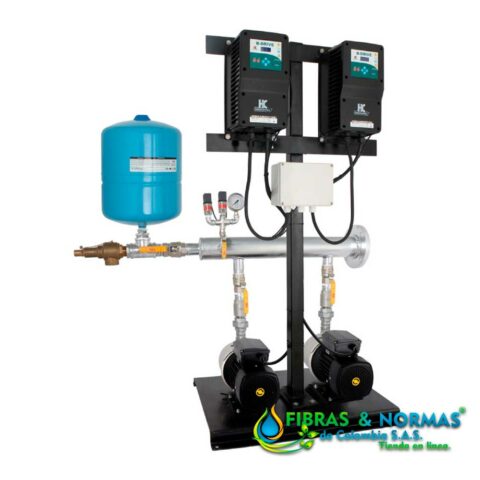 PRESURIZADOR DÚPLEX PRESIÓN CONSTANTE, 1 HP, 1 FASE, 230 VOLTS, BOMBAS LOTUS100-3/1230 Y VARIADORES B-DRIVEAMM12/230