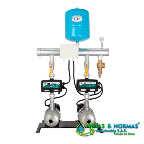 PRESURIZADOR DÚPLEX PRESIÓN CONSTANTE, 1.2 HP, 1 FASE, 230 VOLTS, BOMBAS LOTUS100-4/3234 Y VARIADORES B-DRIVEWMT10/230