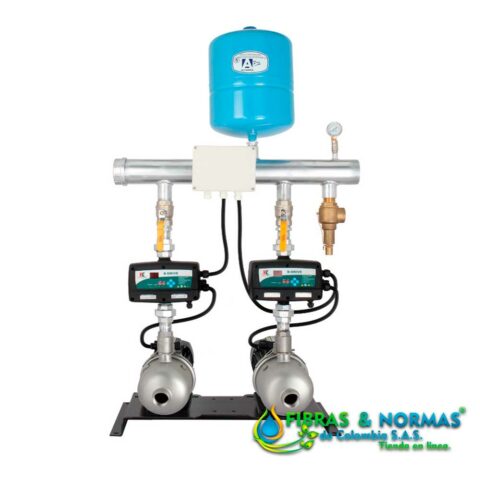 PRESURIZADOR DÚPLEX PRESIÓN CONSTANTE, 3/4 HP, 1 FASE, 230 VOLTS, BOMBAS LOTUS50-4/3234 Y VARIADORES B-DRIVEWMT10/230